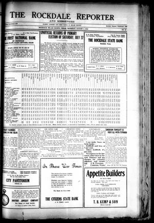 The Rockdale Reporter and Messenger (Rockdale, Tex.), Vol. [46], No. 22, Ed. 1 Thursday, August 1, 1918