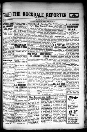 The Rockdale Reporter and Messenger (Rockdale, Tex.), Vol. 70, No. 3, Ed. 1 Thursday, February 19, 1942