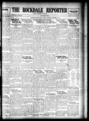 The Rockdale Reporter and Messenger (Rockdale, Tex.), Vol. 56, No. 34, Ed. 1 Thursday, October 11, 1928