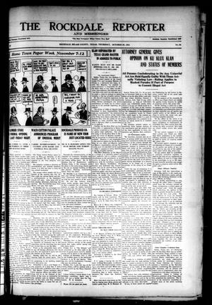 The Rockdale Reporter and Messenger (Rockdale, Tex.), Vol. 49, No. 34, Ed. 1 Thursday, October 20, 1921