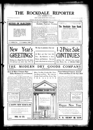 The Rockdale Reporter and Messenger (Rockdale, Tex.), Vol. 41, No. 43, Ed. 1 Thursday, December 31, 1914