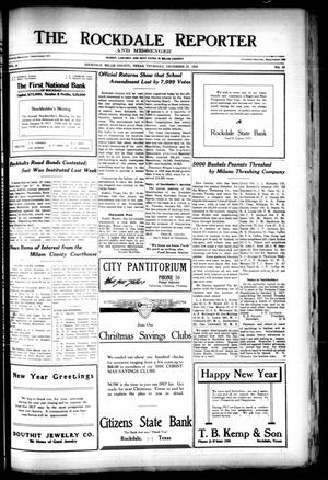 The Rockdale Reporter and Messenger (Rockdale, Tex.), Vol. 44, No. 43, Ed. 1 Thursday, December 28, 1916