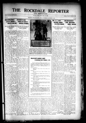 The Rockdale Reporter and Messenger (Rockdale, Tex.), Vol. 48, No. 32, Ed. 1 Thursday, October 7, 1920