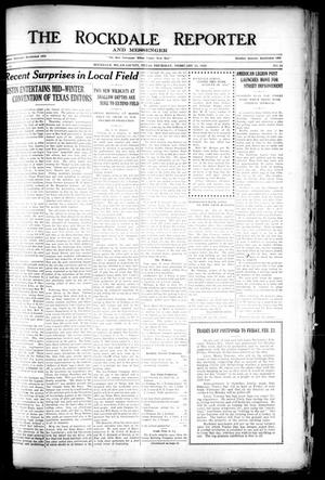 The Rockdale Reporter and Messenger (Rockdale, Tex.), Vol. 50, No. 51, Ed. 1 Thursday, February 15, 1923