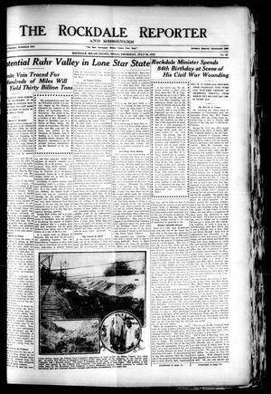 The Rockdale Reporter and Messenger (Rockdale, Tex.), Vol. [51], No. 22, Ed. 1 Thursday, July 26, 1923