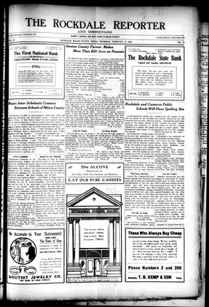 The Rockdale Reporter and Messenger (Rockdale, Tex.), Vol. 42, No. 49, Ed. 1 Thursday, February 10, 1916
