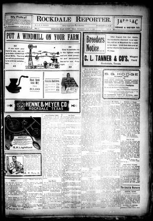 Rockdale Reporter. (Rockdale, Tex.), Vol. 13, No. 22, Ed. 1 Thursday, July 26, 1906