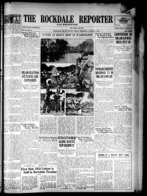 The Rockdale Reporter and Messenger (Rockdale, Tex.), Vol. 60, No. 25, Ed. 1 Thursday, August 4, 1932