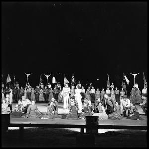 [A Large Outdoor Performance at Night]
