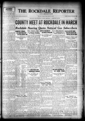 The Rockdale Reporter and Messenger (Rockdale, Tex.), Vol. 56, No. 1, Ed. 1 Thursday, February 23, 1928