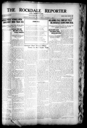 The Rockdale Reporter and Messenger (Rockdale, Tex.), Vol. 20, No. 30, Ed. 1 Thursday, September 21, 1922