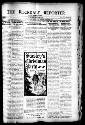 The Rockdale Reporter and Messenger (Rockdale, Tex.), Vol. 50, No. 37, Ed. 1 Thursday, November 9, 1922