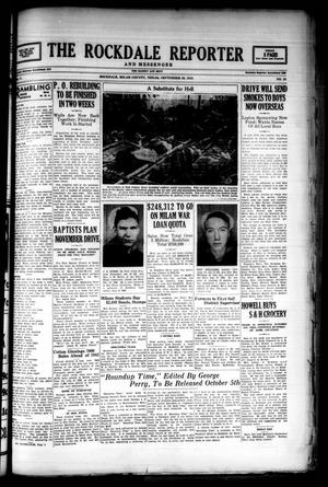 The Rockdale Reporter and Messenger (Rockdale, Tex.), Vol. 71, No. 35, Ed. 1 Thursday, September 30, 1943