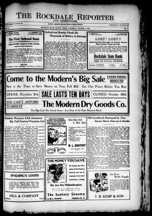 The Rockdale Reporter and Messenger (Rockdale, Tex.), Vol. 40, No. 31, Ed. 1 Thursday, October 9, 1913
