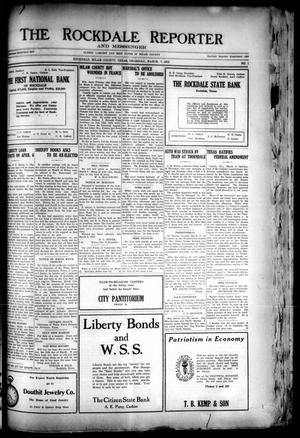 The Rockdale Reporter and Messenger (Rockdale, Tex.), Vol. [46], No. 1, Ed. 1 Thursday, March 7, 1918