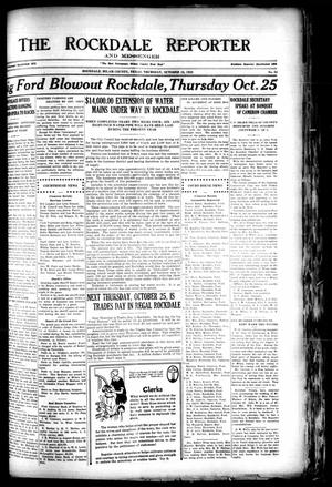 Primary view of object titled 'The Rockdale Reporter and Messenger (Rockdale, Tex.), Vol. [51], No. 34, Ed. 1 Thursday, October 18, 1923'.