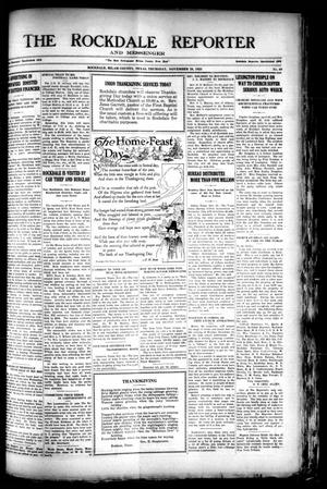 The Rockdale Reporter and Messenger (Rockdale, Tex.), Vol. 51, No. 40, Ed. 1 Thursday, November 29, 1923