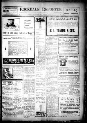 Rockdale Reporter. (Rockdale, Tex.), Vol. 13, No. 24, Ed. 1 Thursday, August 9, 1906