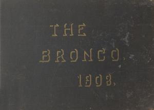 The Bronco, Yearbook of Denton High School, 1908