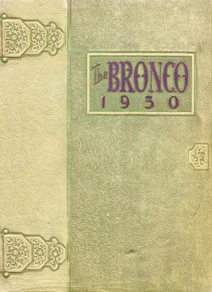 Primary view of object titled 'The Bronco, Yearbook of Denton High School, 1950'.