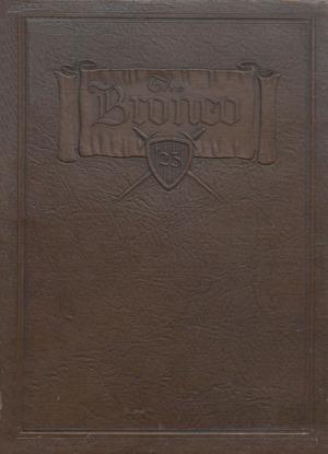 The Bronco, Yearbook of Denton High School, 1923