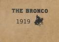 Yearbook: The Bronco, Yearbook of Denton High School, 1919