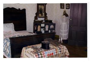 [Photograph of Clothing Accessories in a Bedroom in the Pound House]