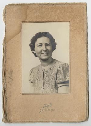 Primary view of object titled '[Portrait of Fannie Mary (Stauts) Smith]'.
