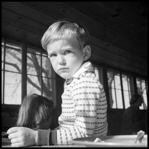 [A Boy Sitting at a Table]