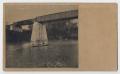 Postcard: [Postcard of Boat Under Bridge]