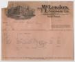 Thumbnail image of item number 1 in: '[Receipt from McLendon Hardware Co.]'.