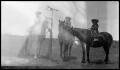 Photograph: [Three Children on Horseback]