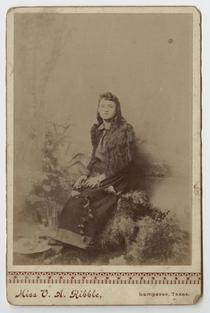 Primary view of object titled '[Portrait of Woman]'.