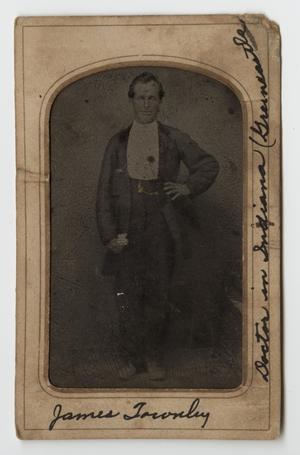 Primary view of object titled '[Tintype Portrait of James Townley]'.