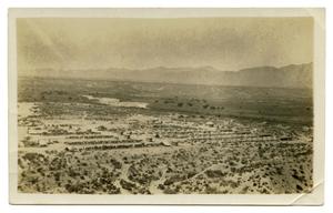 Primary view of object titled '[Photograph of Camp Near Ruidosa]'.