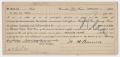 Thumbnail image of item number 1 in: '[Promissory Note from W. H. Bonnell to Charles Schreiner]'.
