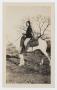 Thumbnail image of item number 1 in: '[Photograph of a Woman Riding a Horse]'.