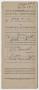 Thumbnail image of item number 1 in: '[Chattel Mortgage Agreement Between W. H. Bonnell and Charles Schreiner, June 26, 1913]'.