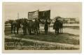 Postcard: [Photograph of Soldiers Holding Flags]