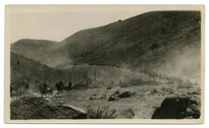 Primary view of object titled '[Photograph of Soldiers in Mountains]'.