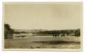 Thumbnail image of item number 1 in: '[Photograph of Two Men on Horses Near Rio Grande River]'.