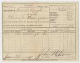 Thumbnail image of item number 1 in: '[Tax Documents from 1898, 1899, and 1900]'.