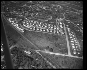 Primary view of object titled 'Aerial view of northeast Austin'.