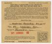 Thumbnail image of item number 1 in: 'Application for War Ration Book No. 3'.
