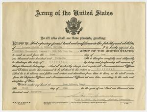 [Certificate Presented to Charles R. Griggs by the U. S. Army]