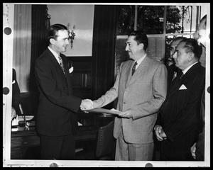 Governor Allan Shivers & Mexican President Miguel Aleman Valdez