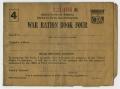 Thumbnail image of item number 1 in: 'War Ration Book Four'.