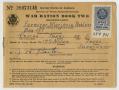 Thumbnail image of item number 1 in: '[Majorie Forester's War Ration Book Two]'.