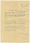 Letter: [Letter from Vexa Sedivcova to Captain Charles R. Griggs, July 11, 19…
