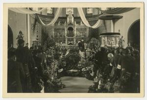 [Photograph of Soldiers at a Church Service]